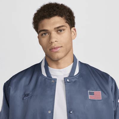 nike satijn|USA Dugout Men's Nike Breaking Satin Jacket.